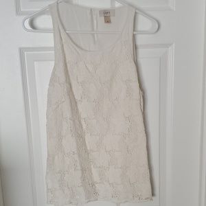 Off white Loft tank top
